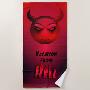 Strandtuch Devilmoji