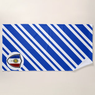Strandtuch mit französischer Flagge