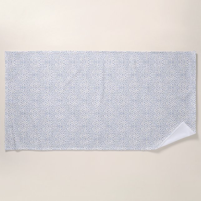 Strandtuch mit tropischer Unterwasserwelt (Vorderseite)