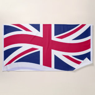 Strandtuch mit Union Jack