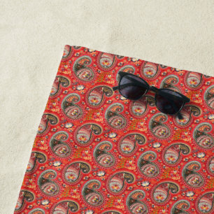 Strandtuch - Nahtloses Abstract Paisley