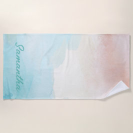 Strandtücher für Strandfarben, Monogram