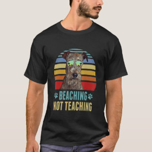 Strandurlaub Nicht Lehren Irischer Terrier Hund T-Shirt