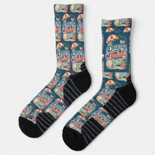 Strandurlaubsclub Retro-Küstenweihnachten Socken