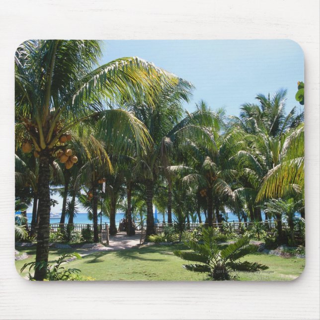 Strandurlaubsort Mousepad (Vorne)