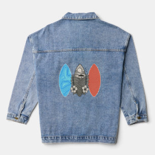 Strandvibes Jeansjacke
