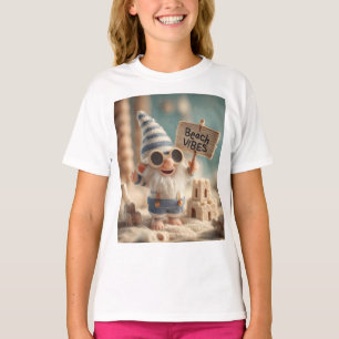 "Strandvibes" Sommergarten-Gnom T-Shirt