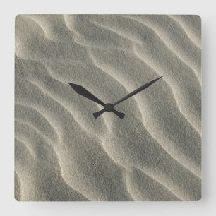 Strandwächter Quadratische Wanduhr