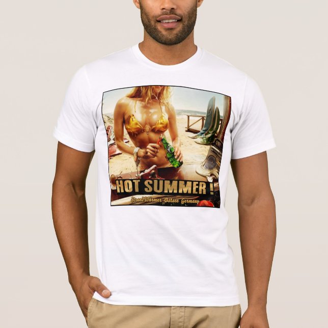 StrandWärmer "Hot Summer" FullPrint T-Shirt (Vorderseite)