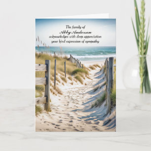 Strandweg im Sand-Beileid dank Karte