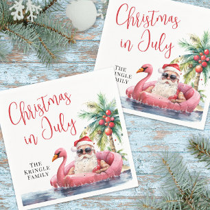 Strandweihnachten im Juli Serviette