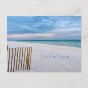 Strandzaun Morgen Destin Florida Gute Besserung Postkarte
