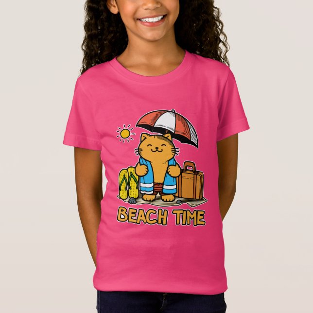 Strandzeit 1 T-Shirt (Vorderseite)