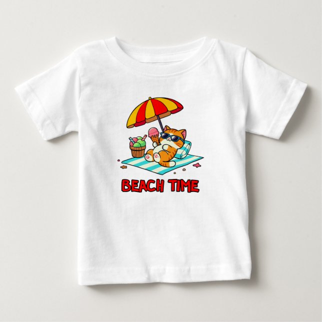 Strandzeit 3 baby t-shirt (Vorderseite)