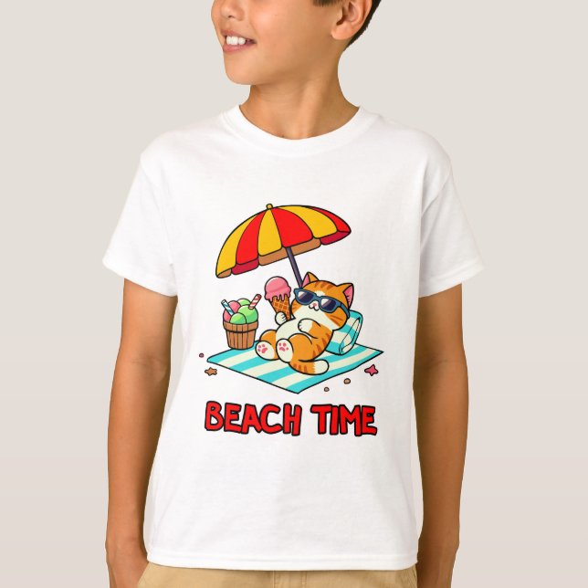Strandzeit 3 T-Shirt (Vorderseite)