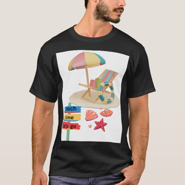 Strandzeit bis Shirt (Vorderseite)