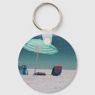 Strandzeit ist nahe schlüsselanhänger