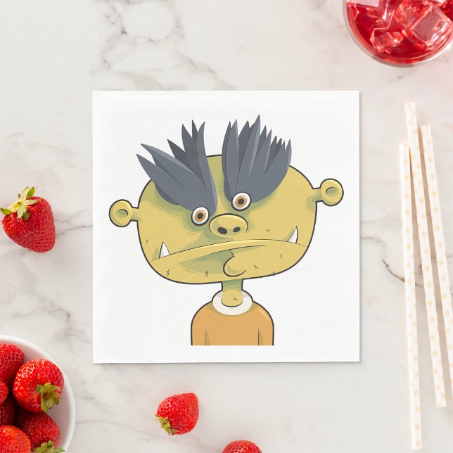 Strange Alien Person Serviette (Von Creator hochgeladen)