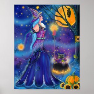 Strange Brew Hexe von Renee Lavoie Poster