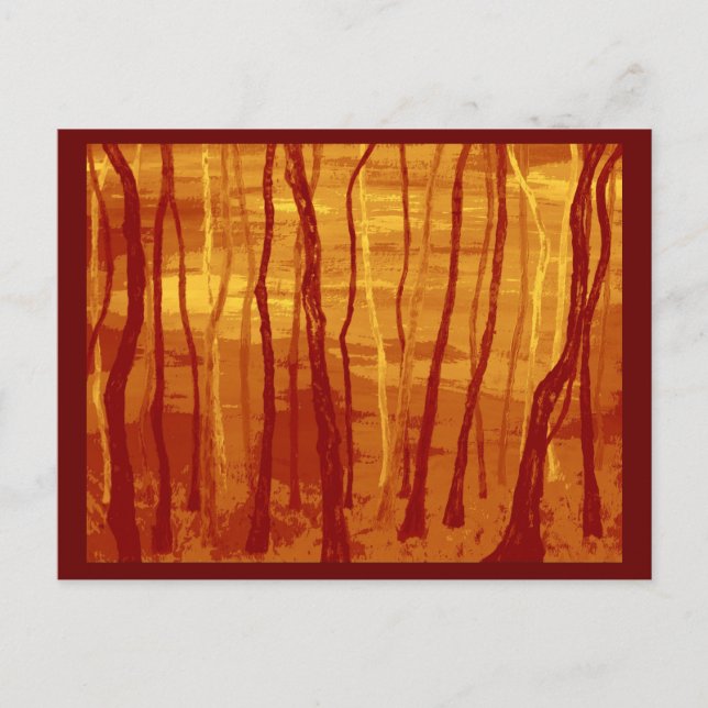 Strange Forest Postkarte (Vorderseite)