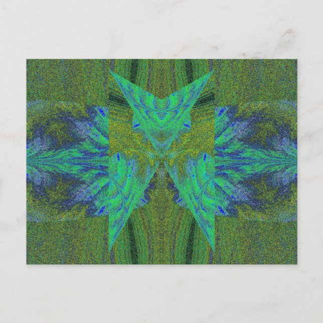 STRANGE-SCHALTFLÄCHE 4 POSTKARTE (Vorderseite)