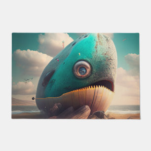Strange Whale Fußmatte