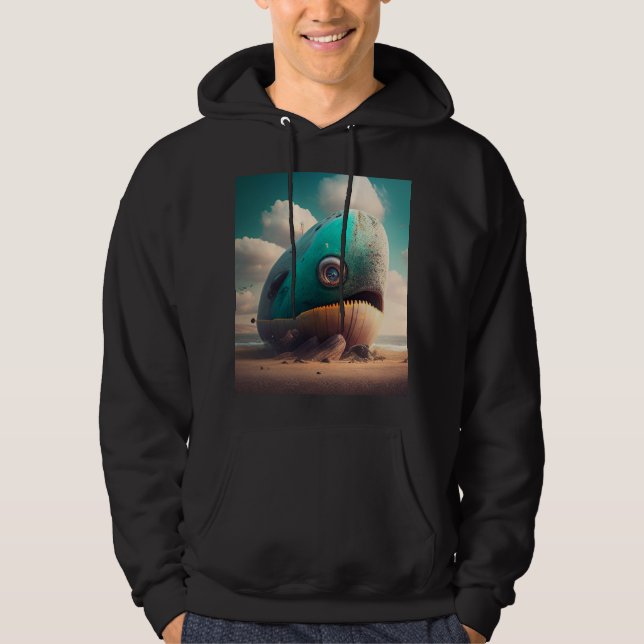 Strange Whale Hoodie (Vorderseite)