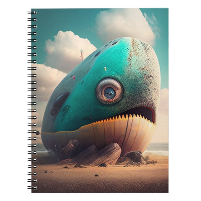 Strange Whale Notizblock (Vorderseite)