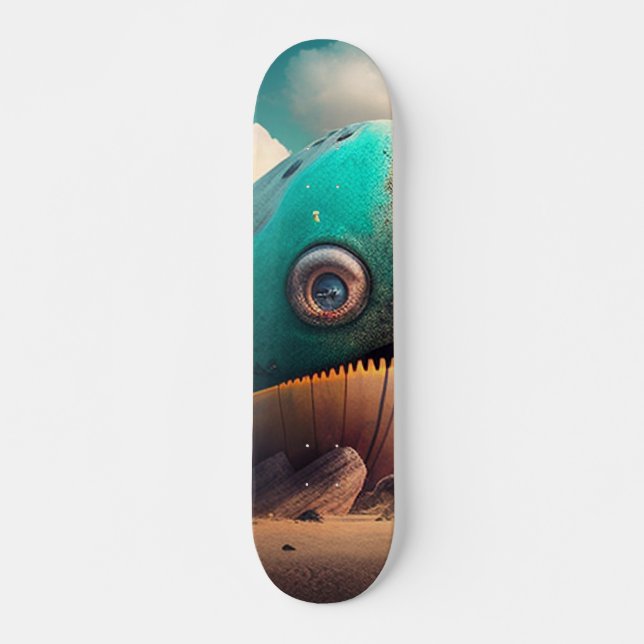 Strange Whale Skateboard (Vorne)