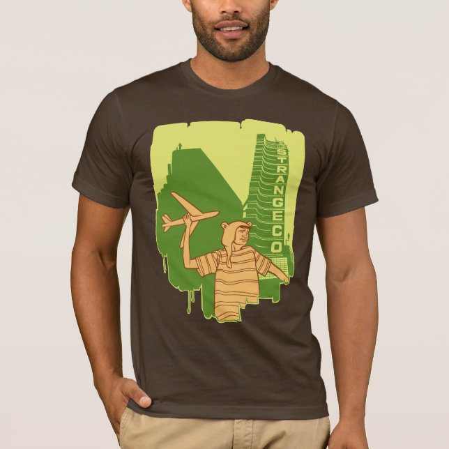 STRANGECO FLUGLINIE T - Shirt (Vorderseite)