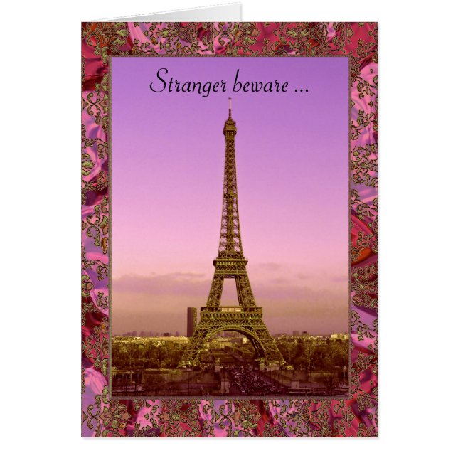 Stranger Beware individuell anpassbar (Vorne)