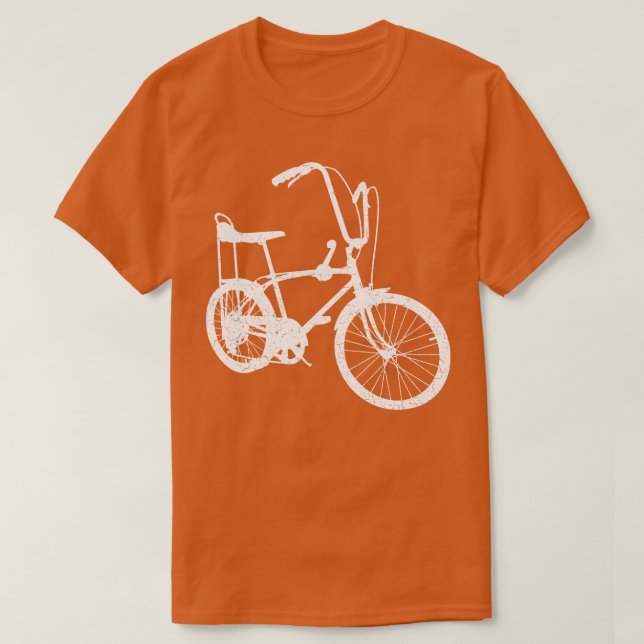 Stranger Dinge Banana Sitzplatz Fahrrad T-Shirt (Design vorne)