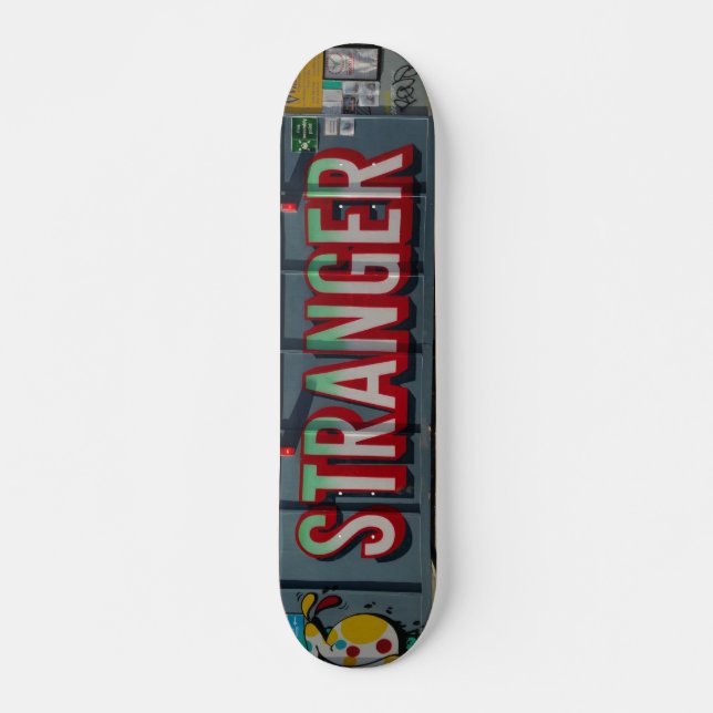Stranger Skateboard Deck (Vorne)