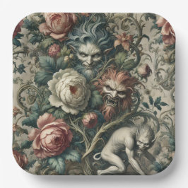 Strangers in the Park at Night – Gothic Victorian Pappteller