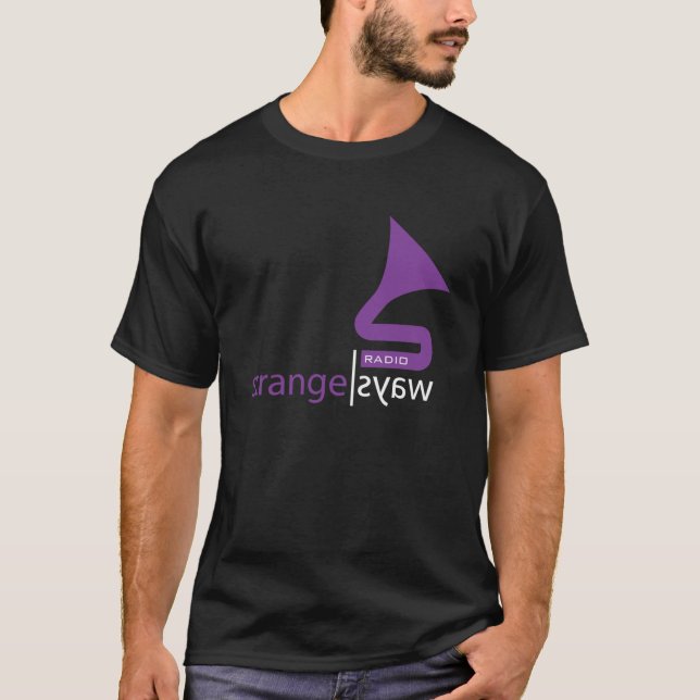 Strangeways dunkler RadioT - Shirt (Vorderseite)