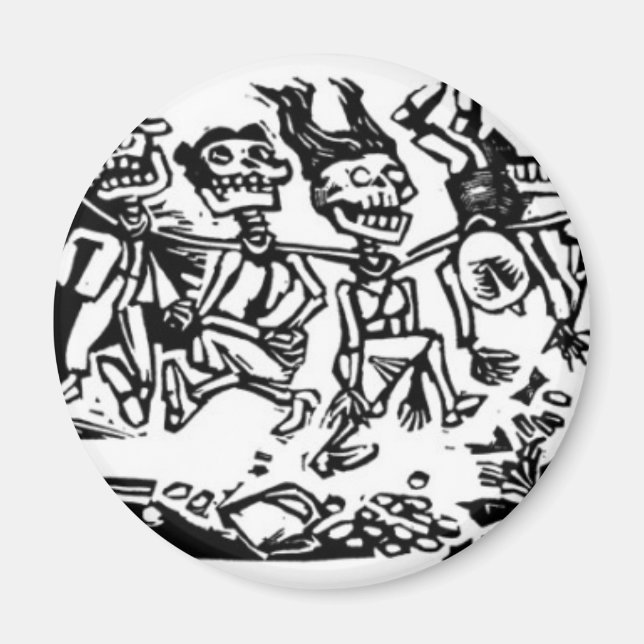 "Strangler Calaveras" um 1942 MEXICO Magnet (Vorne)