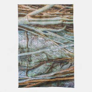 Strangler Fig Abstrakt Geschirrtuch