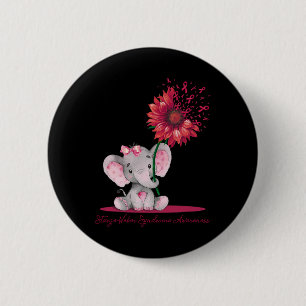Strangweber Syndrome Awareness Niedlich Elephant S Button