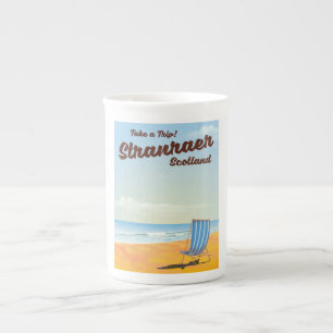 Stranraer Schottland Vintage-Reiseposter Prozellantasse