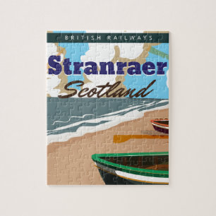 Stranraer Schottland Vintage-Reiseposter Puzzle