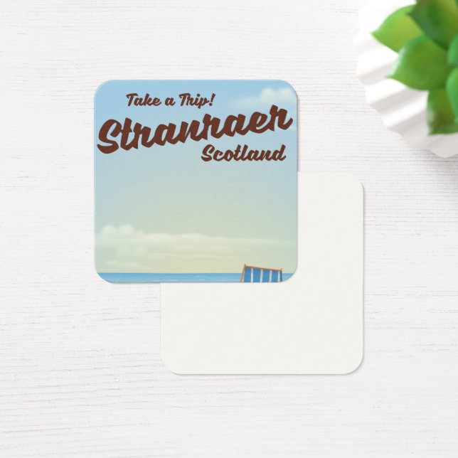 Stranraer Scotland Vintage Reiseplakat (Schreibtisch)