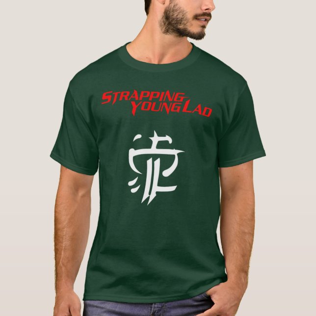 Strapping Young Lad Geschenk T-Shirt (Vorderseite)