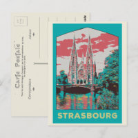 Strasbourg St Paul Church - Frankreich Post