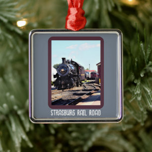 Strasburg-Eisenbahn-Zug-Ornament Ornament Aus Metall