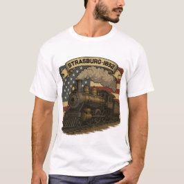 Strasburg Locomotive steam Train T-Shirt