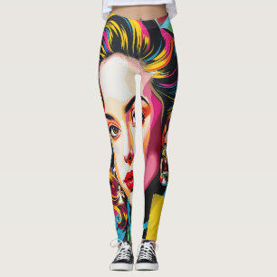 „Strasha“ - Gloss Pop Collage Dream Leggings