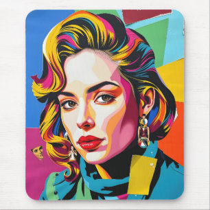 „Strasha“ - Gloss Pop Collage Dream Mousepad