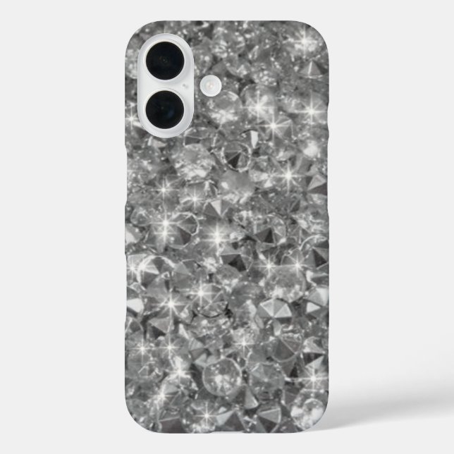 Strass Kristall-Beschaffenheitsbild Case-Mate iPhone Hülle (Rückseite)