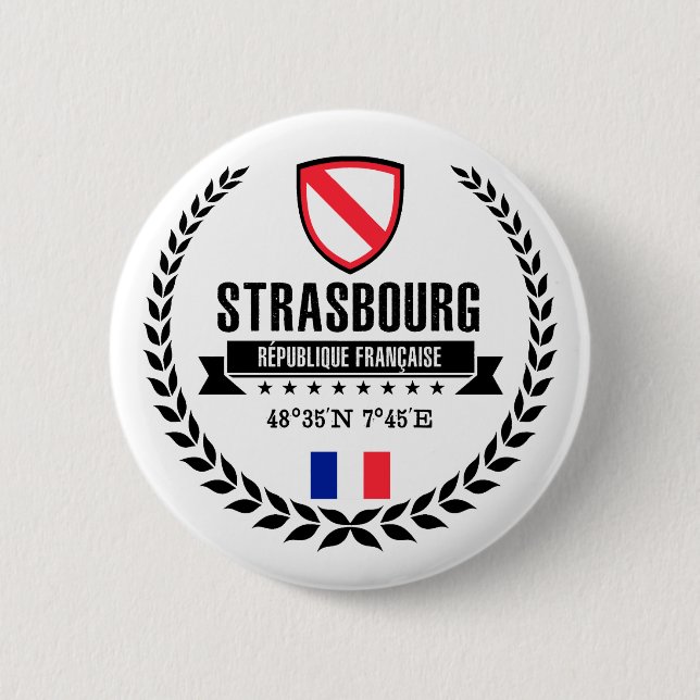 Straßburg Button (Vorderseite)