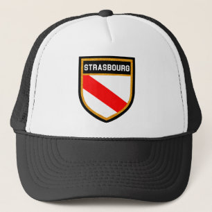 Straßburg-Flagge Truckerkappe